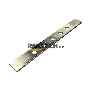 Aardrail voor inspectieput koper 275x30x5mm