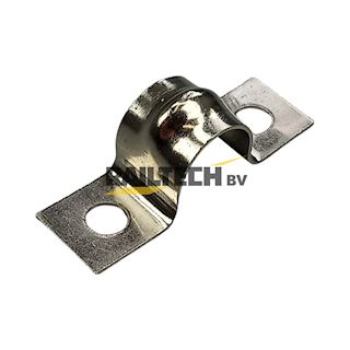 Beugel, kabel, nikkel, 12mm