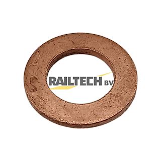Ring, sluit, Cu M10 DIN 433 10.5x17x1.5