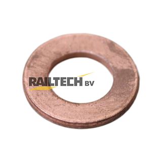 Ring, sluit, Cu 125A ø= 16mm