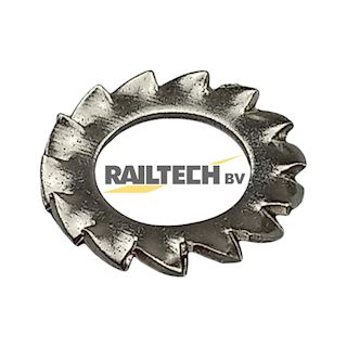 Ring, tandveer, RVS A4 6798A M8