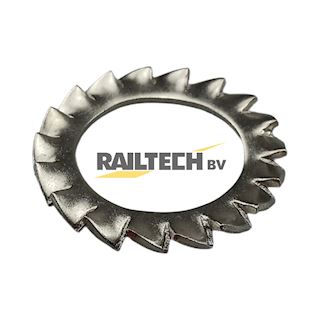 Ring, tandveer, RVS A4 6798A M16