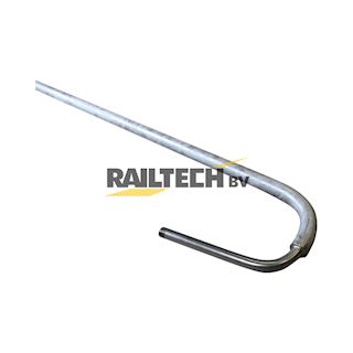 Pijp, zijwaarts, gebogen, 42mm tbv spaninrichting 4 velden