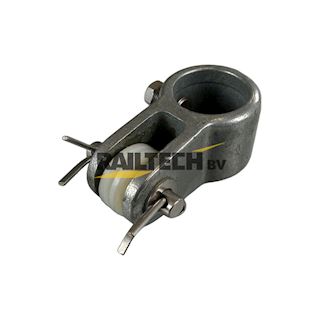 Gaffel compleet van drukpijp 42mm