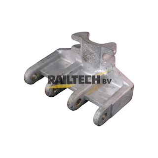 Pijpklem met dubbele gaffel voor pijp 42mm