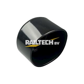Dop, afsluit, PVC, voor pijp 42mm