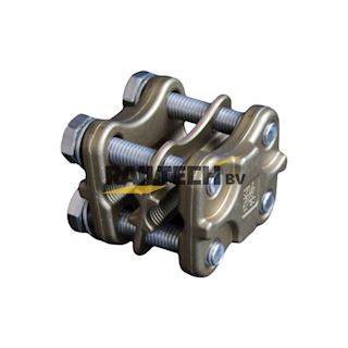 Klem, las, voor draagkabel A= 2x70mm²