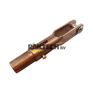 Conische eindklem met gaffel 120mm²
