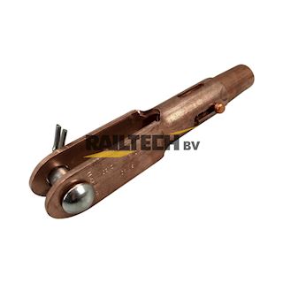 Conische eindklem met gaffel voor draagkabel 150mm²