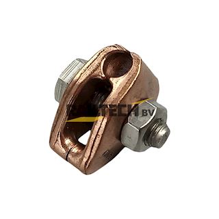 Klem, hangdraad voor draagkabel 70mm²