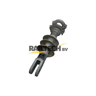 Kunststofisolator 3kV voor pijp Ø60