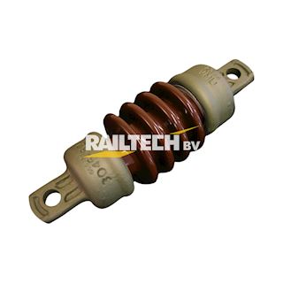 Isolator, staaf, afsp.rijdraad (4 ribs)