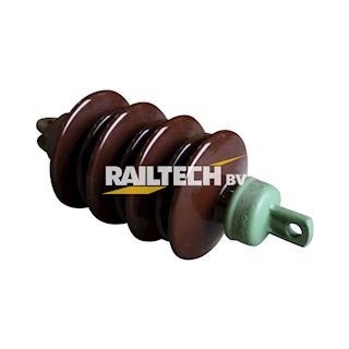 Isolator, hang, voor draagkabel, 25kV, 460x200mm