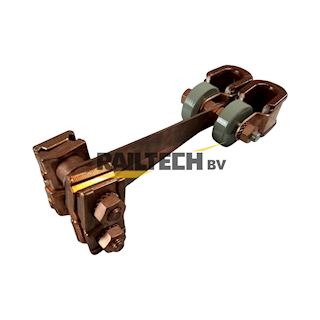 Glijloper, met strippen 2x150mm² (H=80-210)