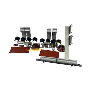 Dubbele eindsluiting, uitv. 1, op RHS 400x300 Duplex