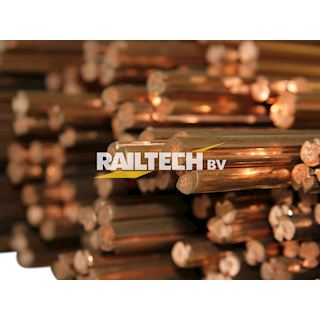 Gestrekte rijdraad CuAg0,1 AC 100mm² L= 3000mm