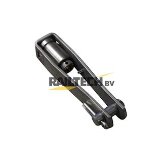 Conische eindklem rijdraad, RVS, 100mm²
