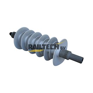 Isolator 25kV, voor zijwaartse bevestiging 27mm buis