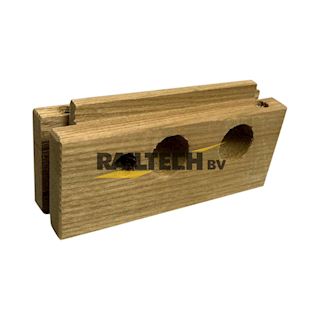Blok, zij voor kabel 2x120mm²