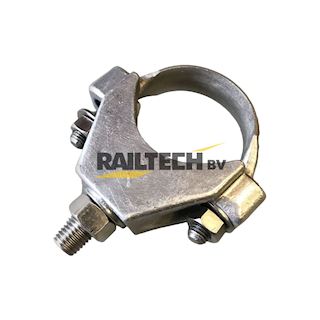 Beugel voor buis Ø70mm tbv rijdraadklem