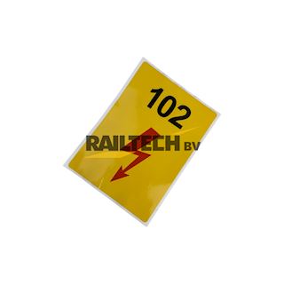 Stickers t.b.v. masten SUNY 294x210mm
