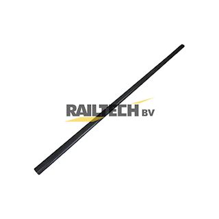 GFK-buis 33x23mm RAL7022 volstaf