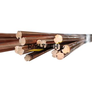 Gestrekte rijdraad CuAg0,1 BF-100mm² L= 4000mm