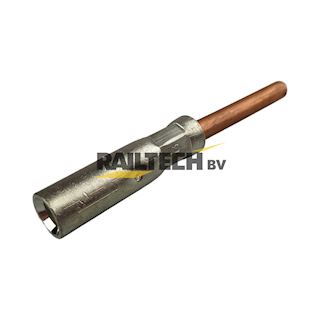 Persverbinder + blank koper 50mm²  L= 80mm