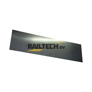 Beschermplaat 900x250x0.5mm AISI304