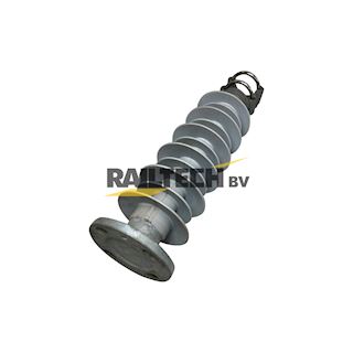 Staafisolator 25kV, B1+ systeem, draagkabelsteunp Flens/Buis