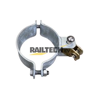 Mastbeugel 160mm Enkel met scharnier