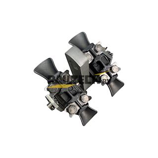 Ophangklem 2x240mm² hangisolator