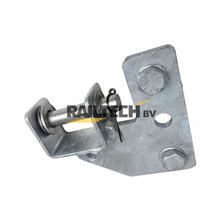 Bevestiging equi L=100, tbv ronde paal
