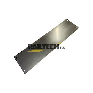 Plaat onder 1600x400x2mm, tbv Air Liquide brug