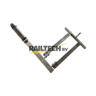 Uitgebouwde zijwaartse bevestiging rechts aan HE240 L= 800mm