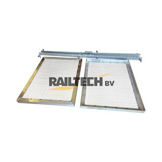 Gaasraam 750x1000 aan BK hangsteun L= 1940mm