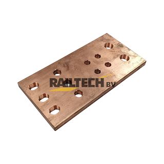Verbindingsplaat 200x100x12 Cu ETP