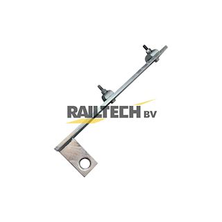 Bevestiging schakelaarstang aan HE240 L= 325mm