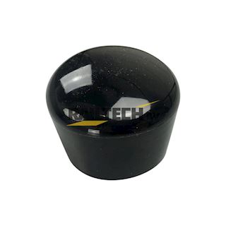 Dop, afsluit, PVC, voor pijp 55mm