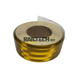 reflecterende signaaltape 51mm, geel