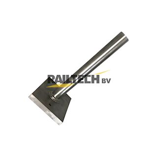 Hangsteun aan dek ø55 L= 645mm, AISI 316