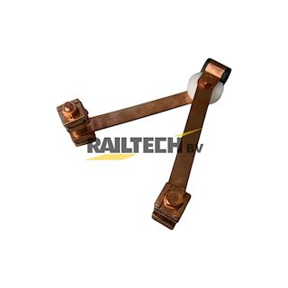 Glijloper, kunststof glijder, strippen, 1x70mm² (H=80-210)