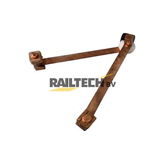 Glijloper, kunststof glijder, strippen, 1x70mm² (H=185-305)