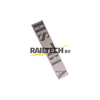 Sticker, hoogspanning, HS + opschrift