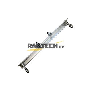 Bevestiging 2 scharnierhaken aan hangsteun cb85
