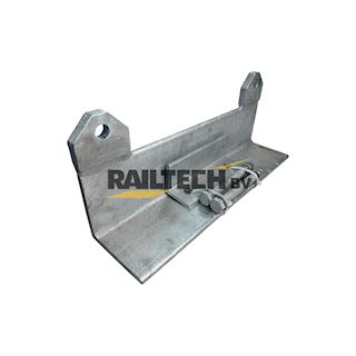Vaste afspanning richtdraad dubbel aan kolom 140x140