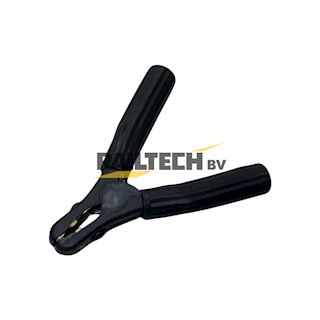 Aardingsklem, gesisoleerd , zwart  600 Amp, verend