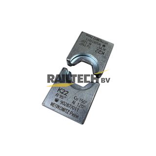 Persinzetstuk K22, WW, 150mm² Cu, 120mm² Alu, 95mm² Alu fd