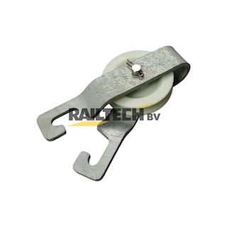 Trekgereedschap draagkabel (ijzerwerk incl. wiel 130mm)