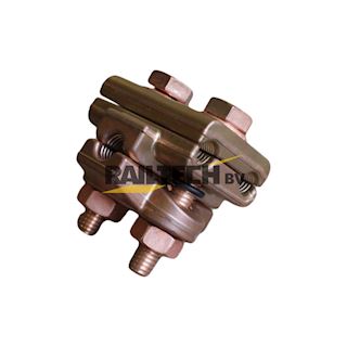 Kruisklem 1x70/2x70mm², M10 | CuNiSi/Cu